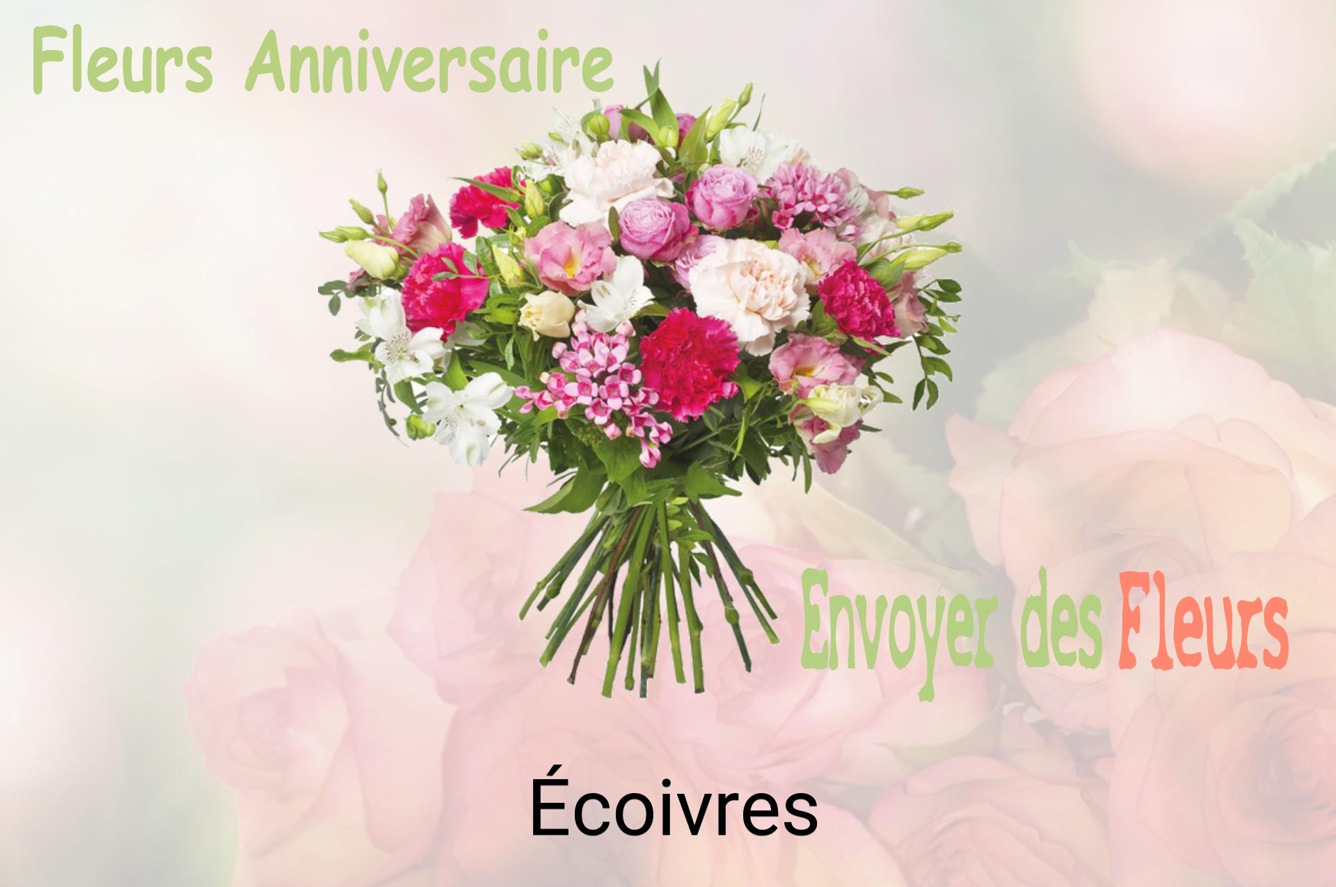 Bouquet de fleurs d’anniversaire livré à Écoivres