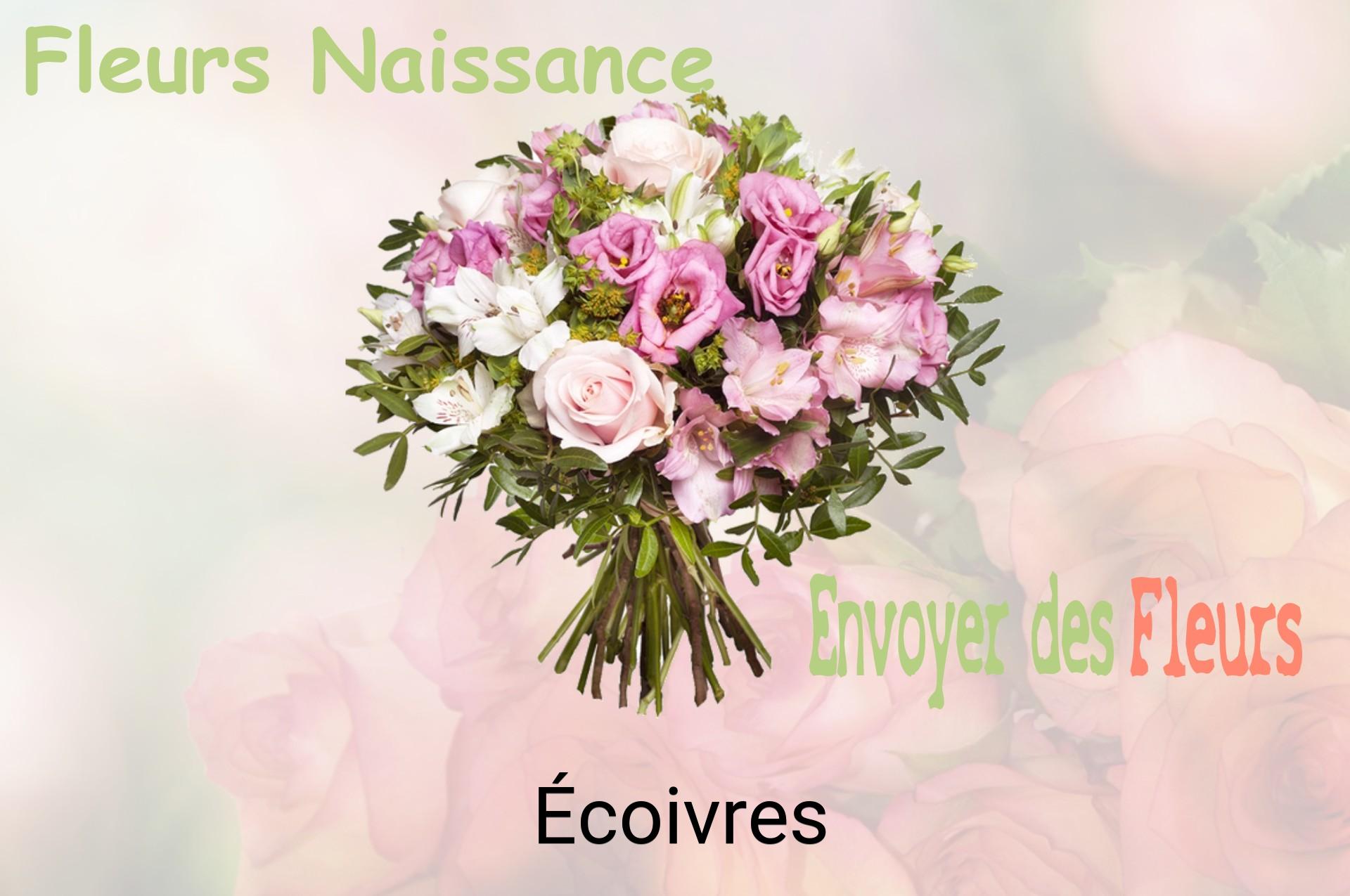 Bouquet de fleurs de naissance livré à Écoivres